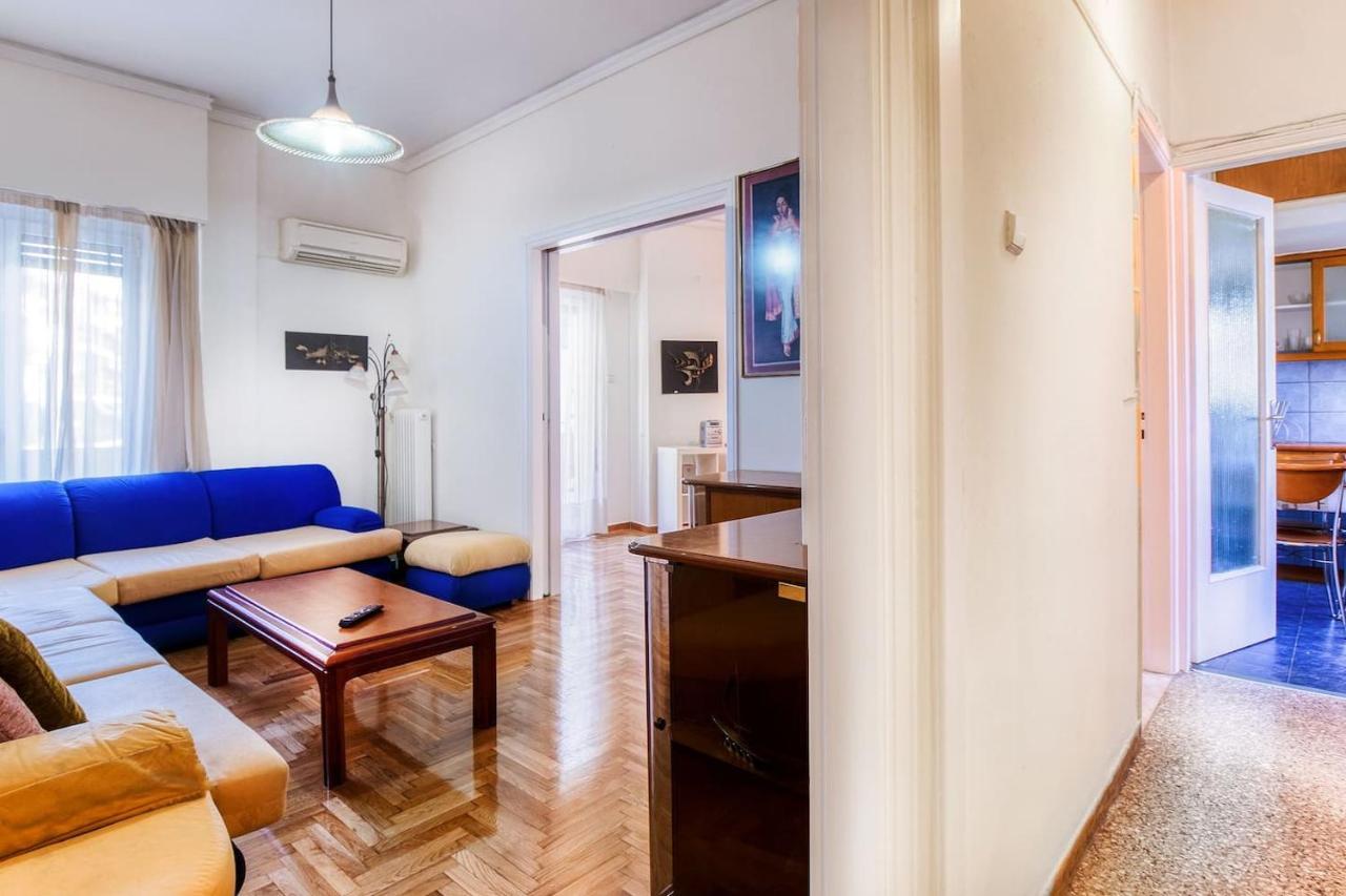 Spacious Flat Near Ampelokipoi Metro Station Афины Экстерьер фото